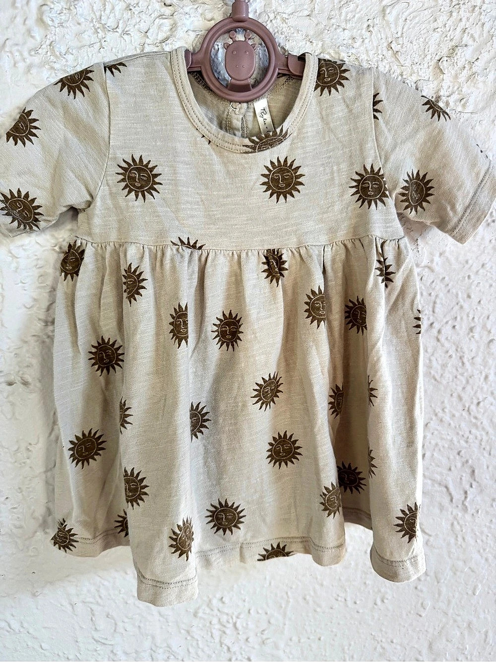 Rylee and cru Sun Print Baby Dress Size 6-12M Like New